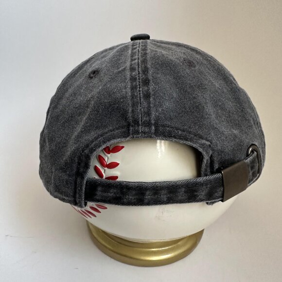 Platinum Models Port Authority Dad Hat Adjustable Strap Back Cap Gray Embroidery - Picture 6 of 9